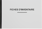 Carnet de fiches d'inventaire