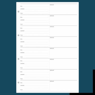 Feuillets de signatures