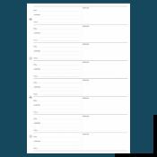 Feuillets de signatures