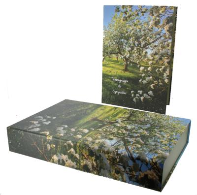 Registre de condolances et coffret personnalise